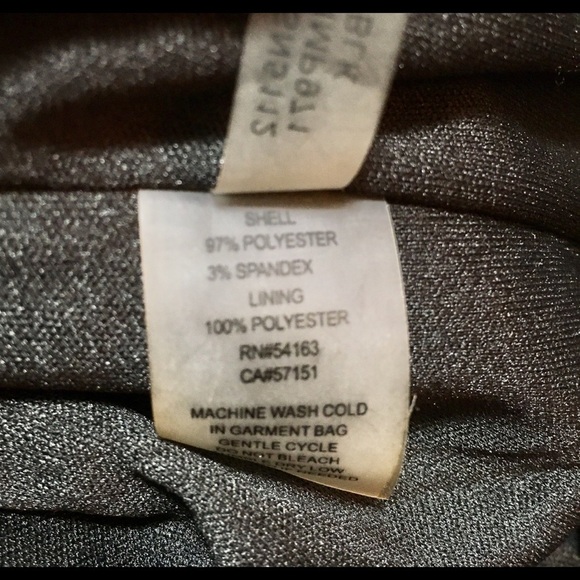 Ellen Tracy sleeveless black dress with beaded neckline - Picture 11 of 11